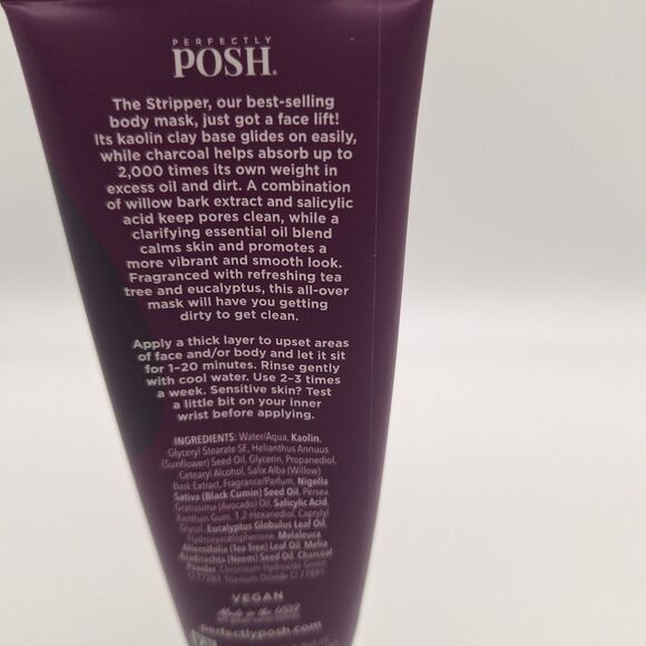 Perfectly Posh The Stripper Detoxifying Face Mask 3 oz New - Picture 3 of 4